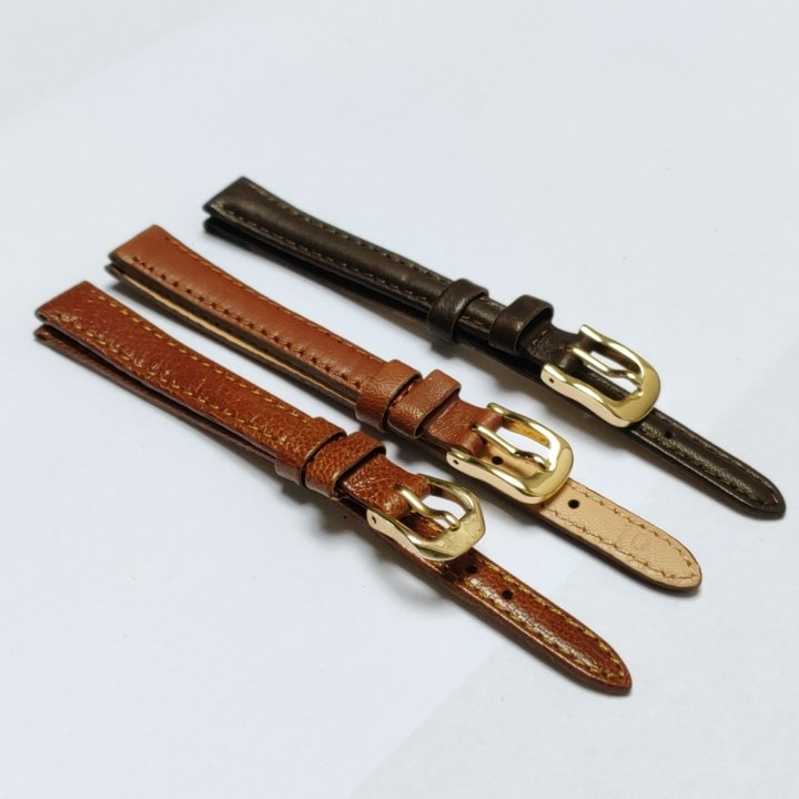 TALI JAM TANGAN KULIT ASLI 10MM STRAP WATCH UNTUK JAM WANITA 10MM