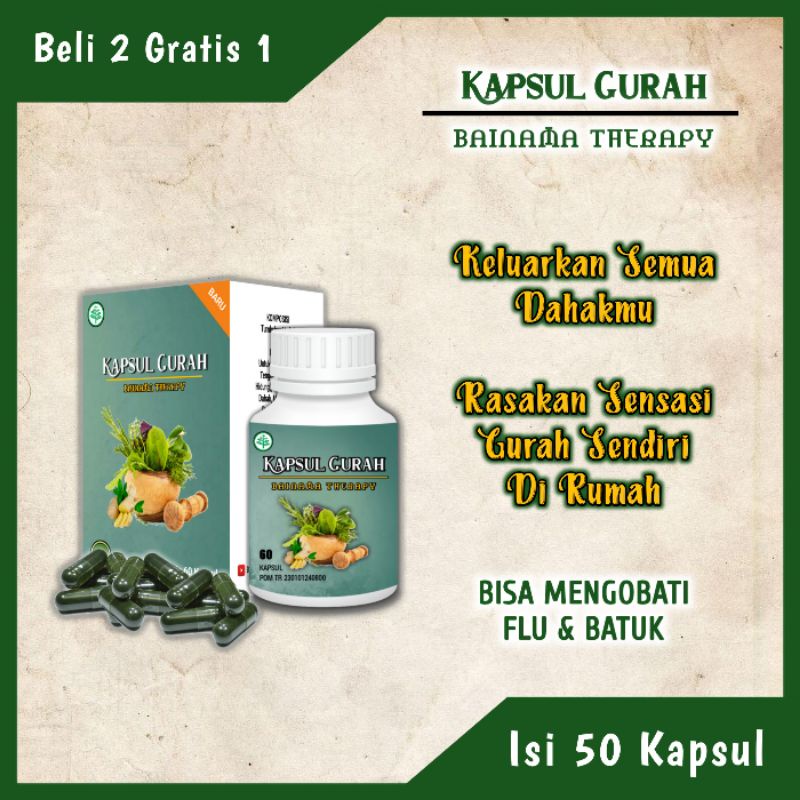 Kapsul Herbal Gurah