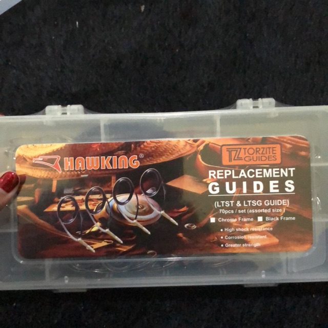 88storejakarta Liebe Ring guide joran non fuji k series / torzite hitam Box