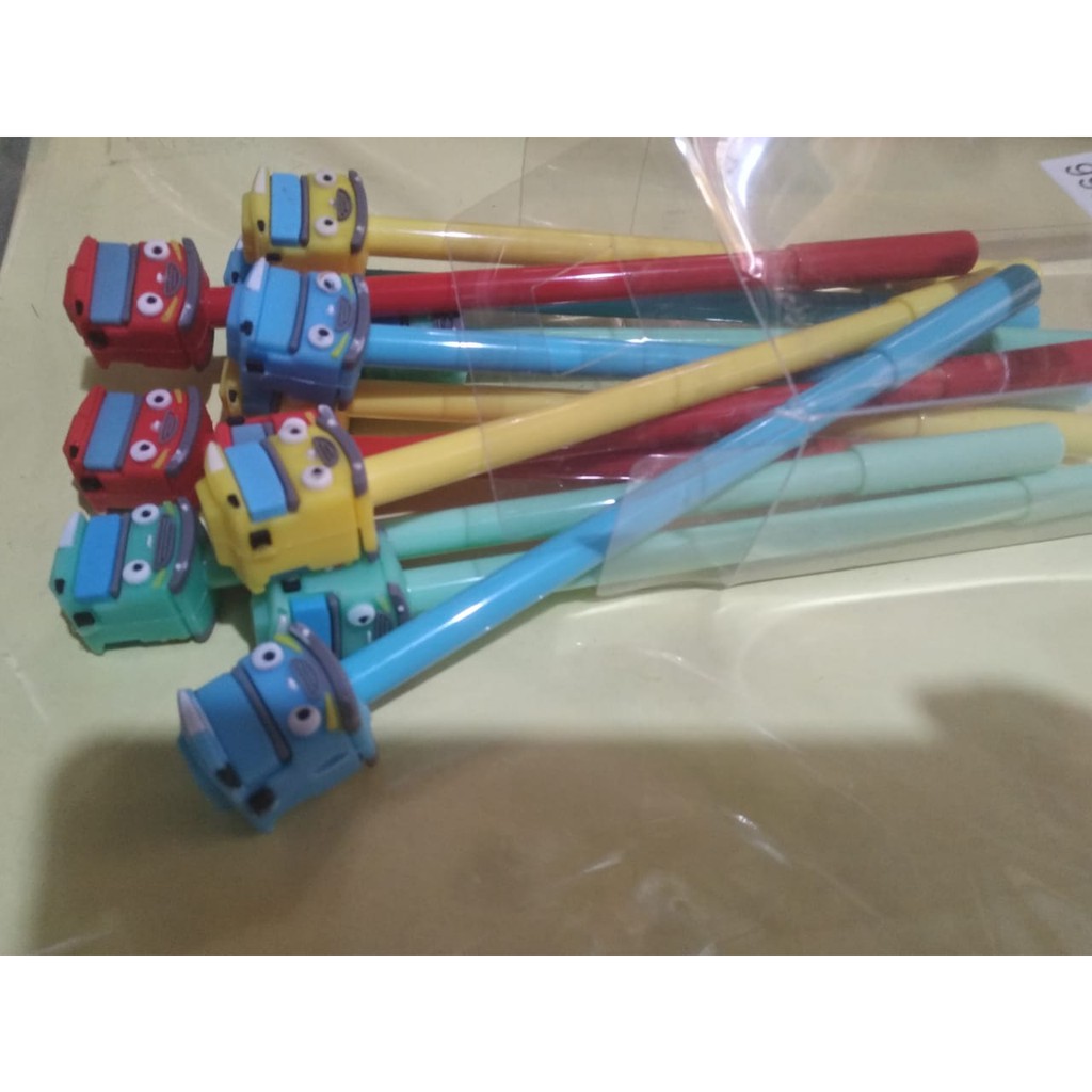 

Pulpen / Balppoint Gel Fancy Merak dan Tayo