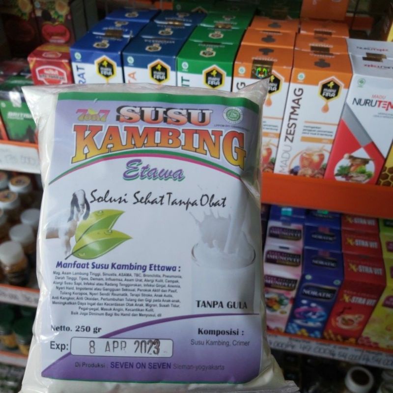 Susu Kambing Etawa Bubuk Tanpa Gula 250 Gr