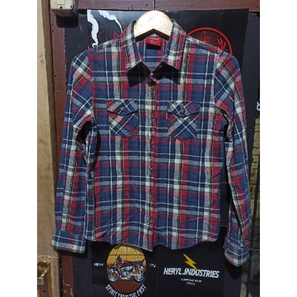 KEMEJA SHIRT FLANNEL ORIGINAL SECOND BRAND