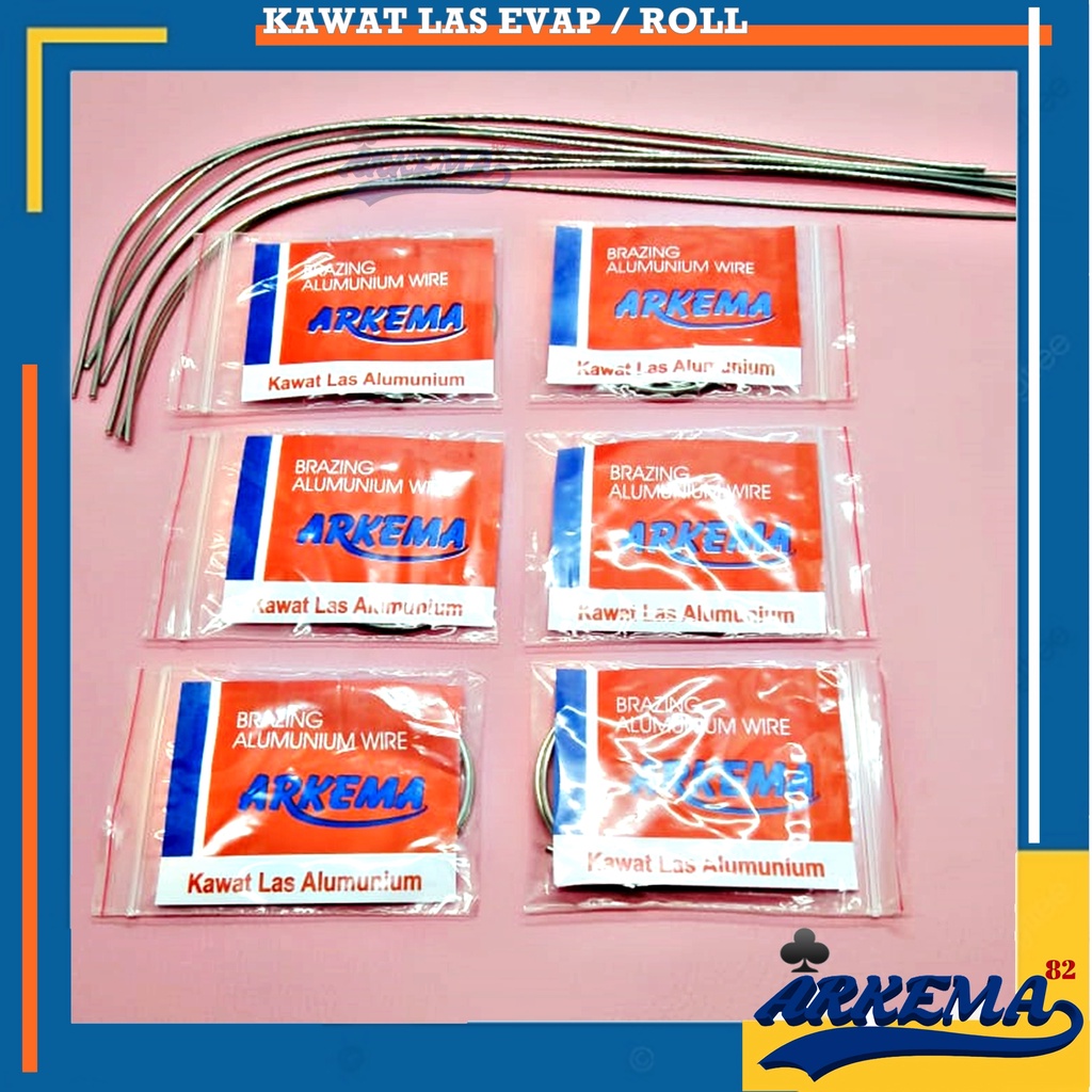 KAWAT LAS EVAP KULKAS | KAWAT LAS ALMENIUM | BRAZING FLUX ALOY | KAWAT LAS ALMENIUM / KAWAT LAS EVAP