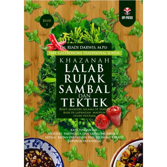Buku Seri Gastronomi Tradisional Sunda Khazanah Lalab Rujak Sambal Dan Tetek Jilid 1
