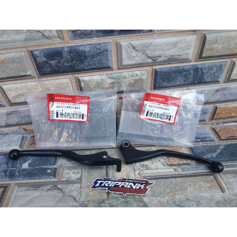 Handle kanan kiri rem dan kopling original baru AHM tiger 2000 tilas tilam tiger revo megapro