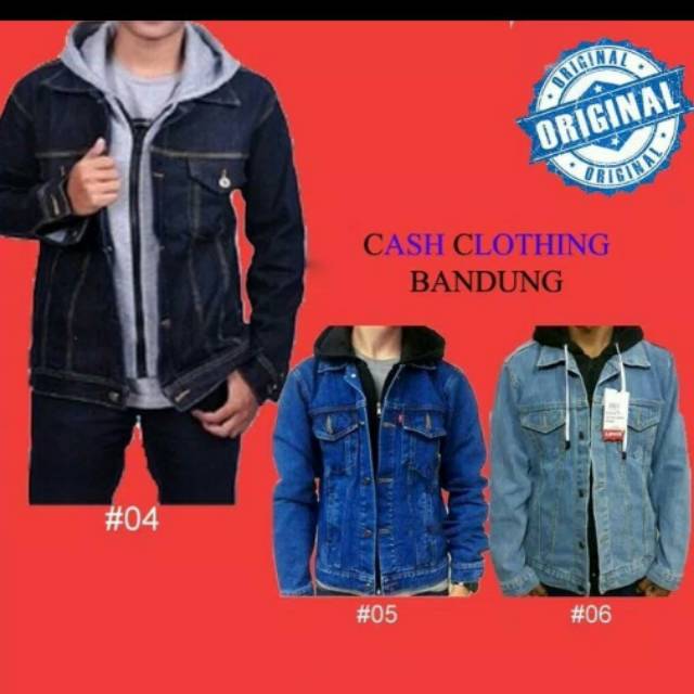 Jaket Jeans Ariel noah kupluk unisex | Jaket Jeans Ariel Noah Kupluk premium murah |