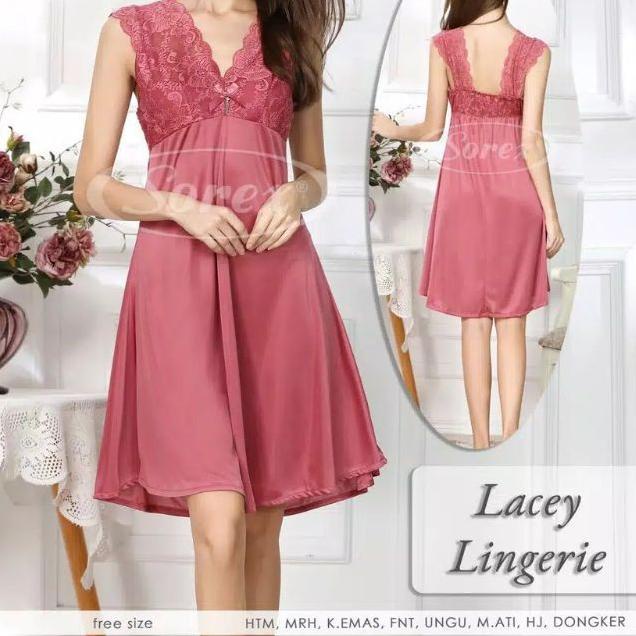 ♣ Lingerie Baju Tidur Satin Sorex Exclusive 7045 Murah ➥