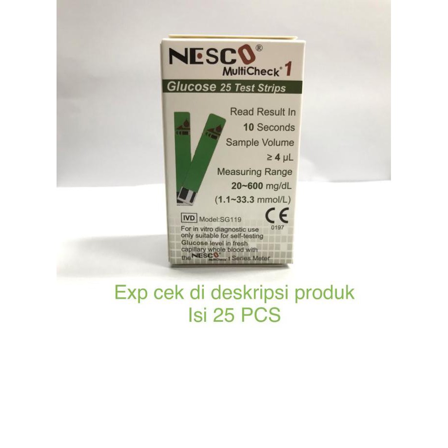 ALAT STRIP NESCO GULA DARAH / GLUCOSE