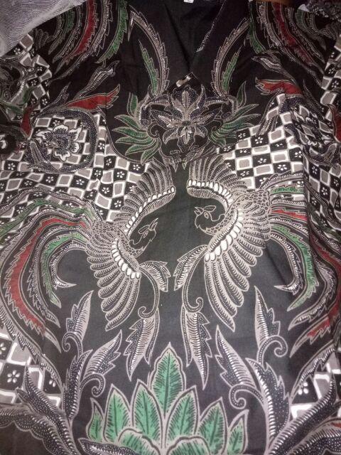 Batik Solo Pria Lengan Panjang Lapis Furing Baju Batik Pria Modern Produksi Queens Batik