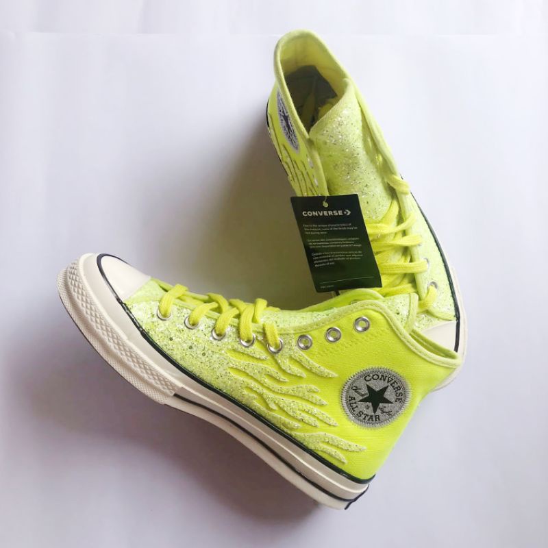 Converse 70s Hi Glitter Shine Lemon Venom
