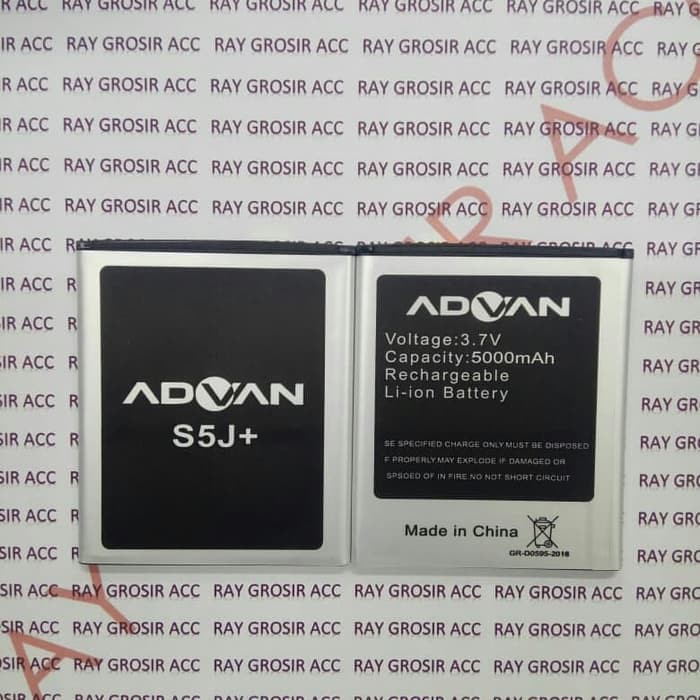 Baterai Original Double Power ADVAN Vandroid S5J+ , S5J Plus