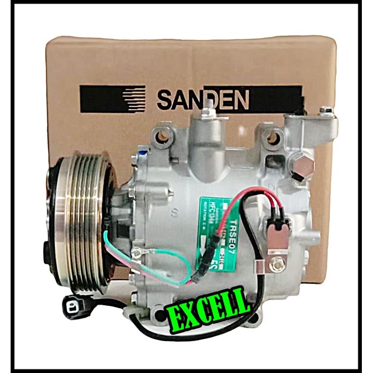 Compressor Kompresor Compresor Ac Mobil Honda NEW CITY 2006 06 TRSE-07 3416 Ori Original SD Sanden