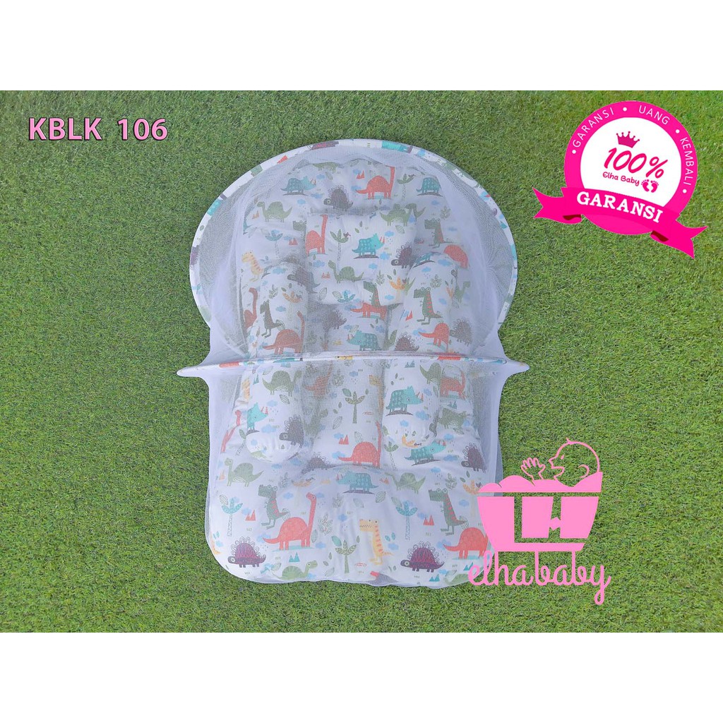 Kasur Baby Lipat Kelambu Set Motif Karakter Murah | Produk Perlengkapan Tempat Tidur Bayi Baru Lahir