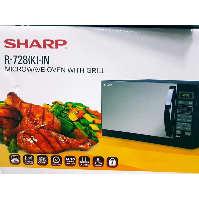 Microwave oven with grill Sharp R-728K-IN