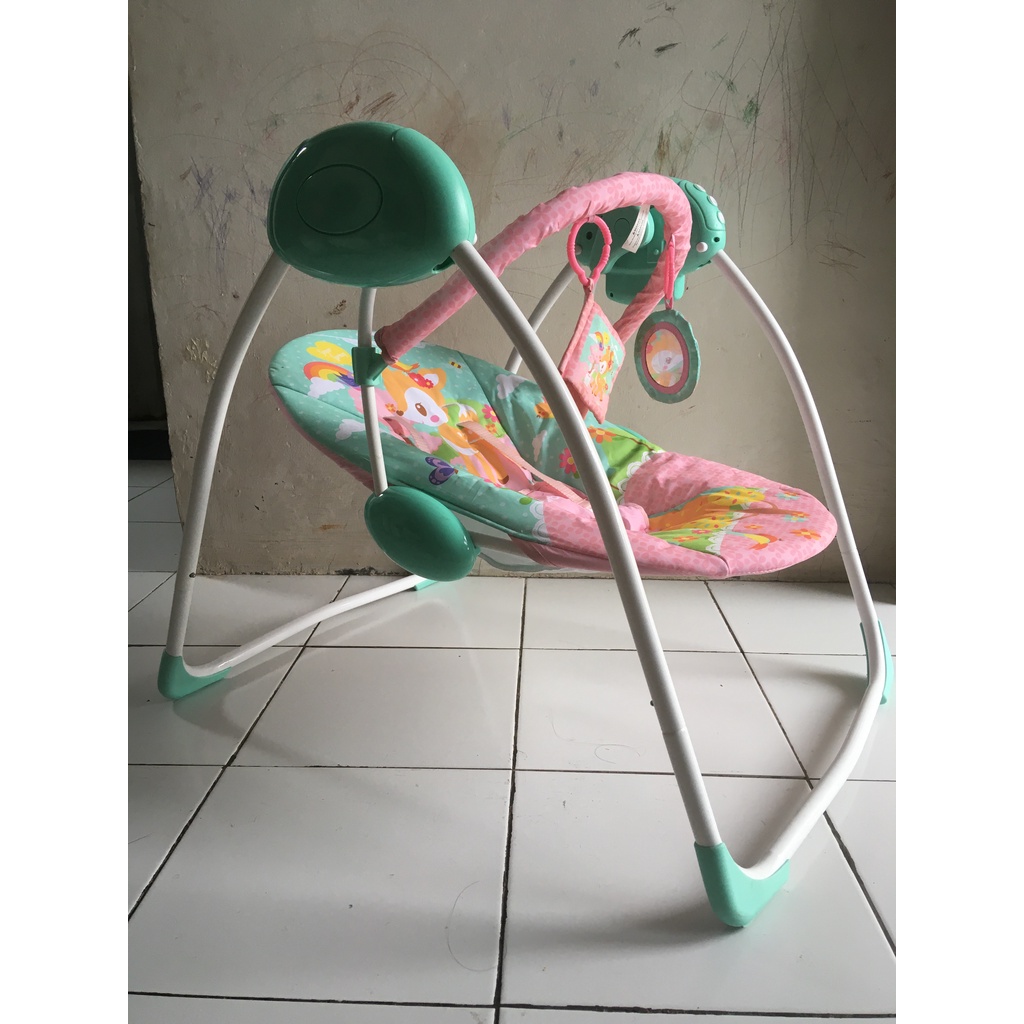 Sugar Baby Bouncer Swing Green - Preloved