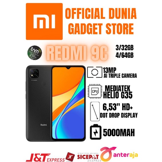 Redmi 9C 3/32 Resmi