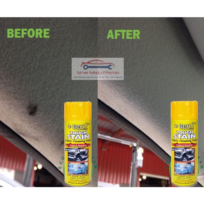 

Getf1 Tough Stain Pembersih & Penghapus Noda Plafon Atap Dalam Mobil