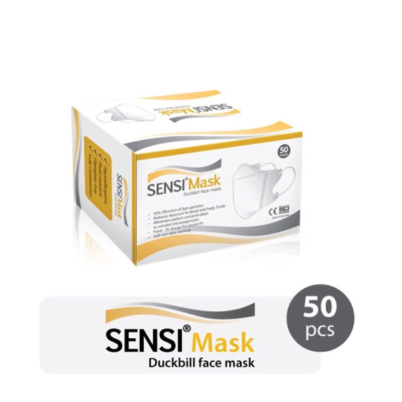 Masker Sensi Duckbill 50 pcs