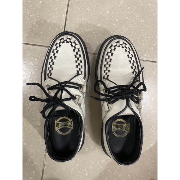 Demonia White Creepers