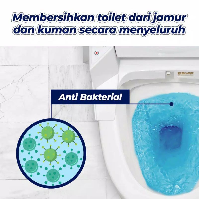 Tablet Biru Pembersih Penyegar Toilet Kloset / Pembersih Closet Kamar Mandi