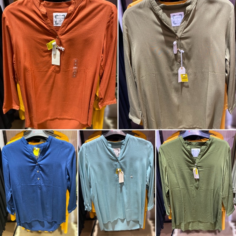 Blouse/Kemeja Polos Wanita Brand Connexion (S-XL)