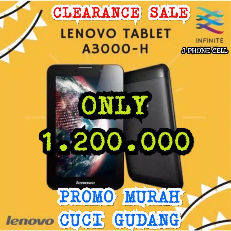 HP NEW TABLET LENOVO A3000