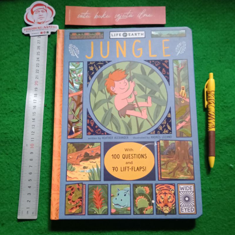 Buku import original: Life on Earth Jungle by Heather Alexander.