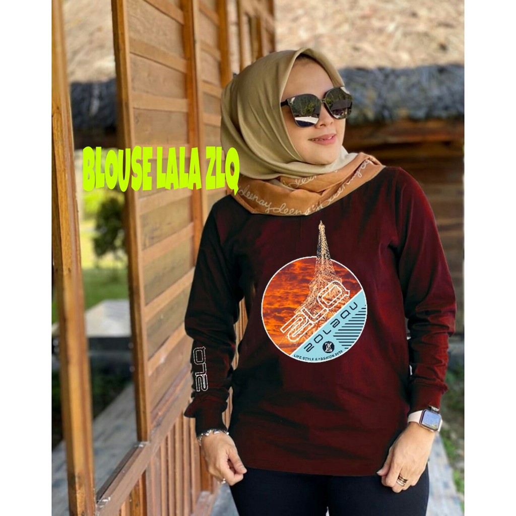 BLOUSE LALA ZLQ JUMBO / ATASAN WANITA SIZE XXL / BJU WANITA BIG SIZE