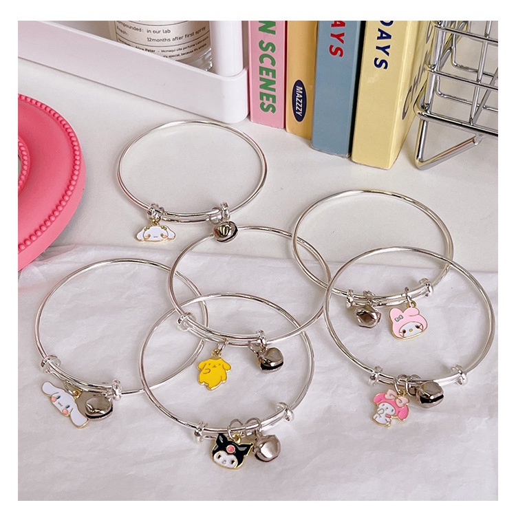 Gelang Giok Desain Kartun Sanrio Hello Kitty Melody Untuk Wanita