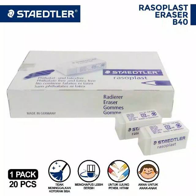

[DUNIA ATK ] SETIP / PENGHAPUS STAEDTLER 526 B40 / 1PCS
