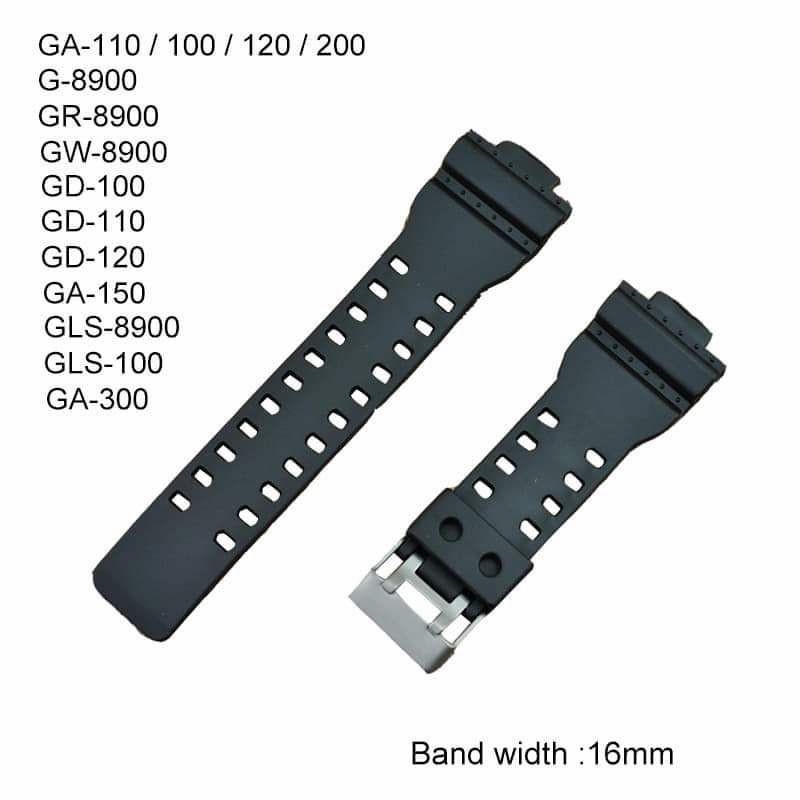 Tali Casio G-SHOCK GA-100 GA-110 GA-100CF GA-120 GA-300 GA-110 GA-140 GA-140GB GA-140AR GA-700 GA-710B GAC-100 GD-100 GR-8900 GDF-100 G-8900 DLL