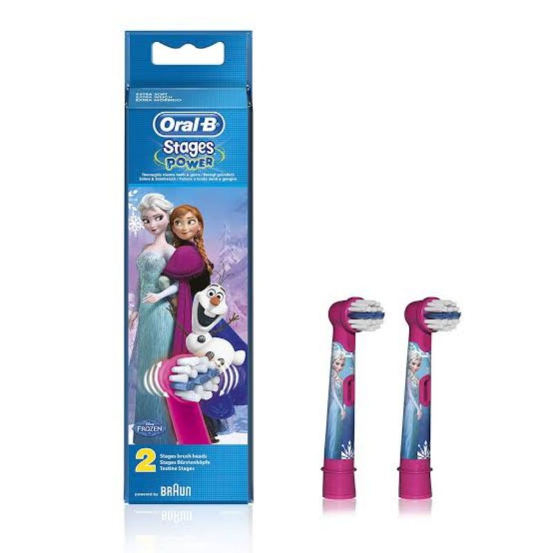 Oral B Head Refill Kids toothbrush Star Wars Starwars, Frozen, Spiderman, Kepala sikat gigi anak anak