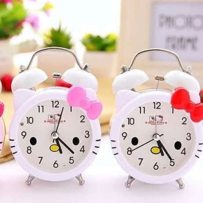 JAM WEKER JAM MEJA HELLO KITTY KRING NEW