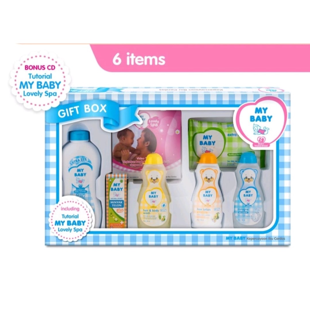 MY BABY-PAKET PERLENGKAPAN MANDI MY BABY BOX-PAKET MANDI BAYI