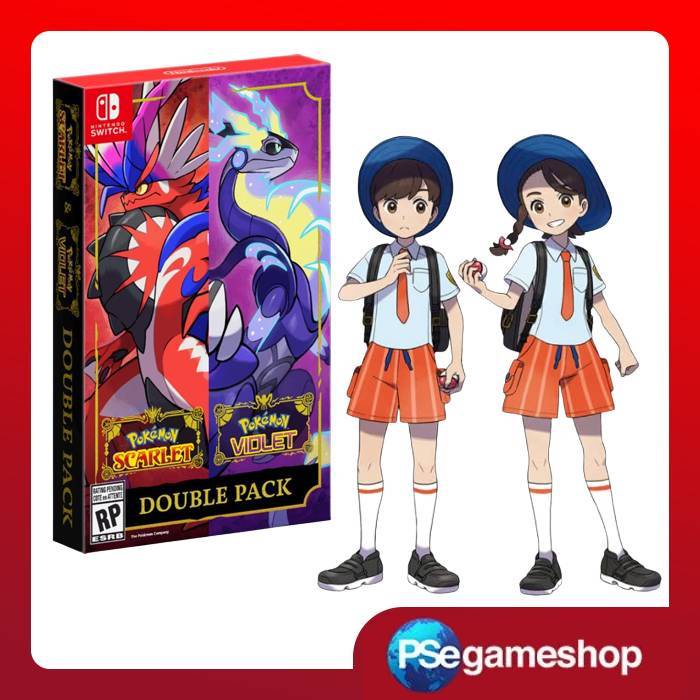 Nintendo Switch Pokemon Scarlet/Violet Double Pack (Asia/English)