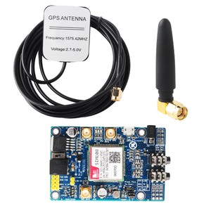 SIM808 Module GSM GPRS GPS development board IPX SMA with GPS Antenna