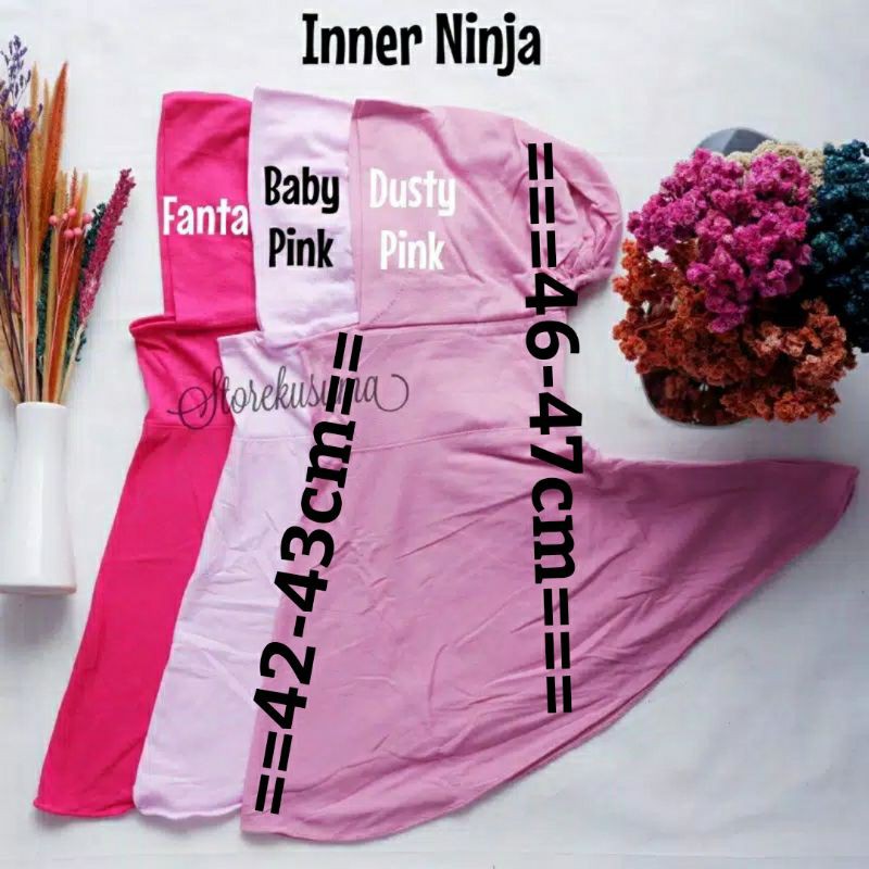 Inner Ninja Maroko sleting bahan Kaos