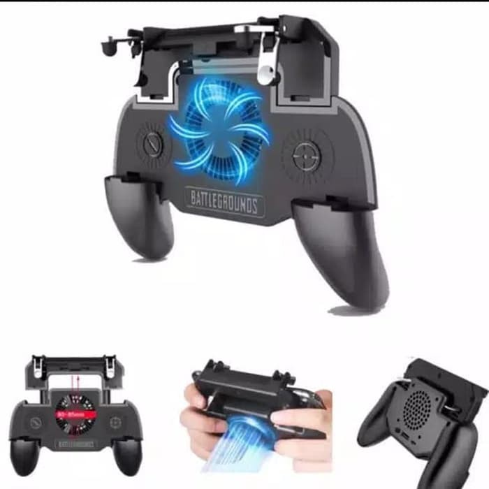 GamePad SR PUBG FF kipas power bank trigger gamepad pubg