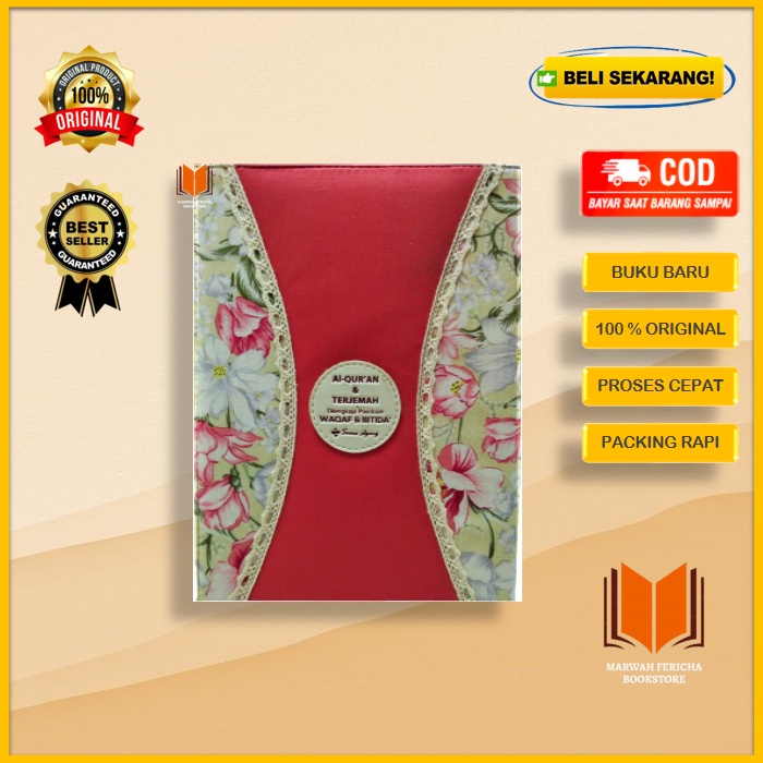 Al-Quran Waqaf dan Ibtida terjemah A5 Kain Resleting Suara Agung