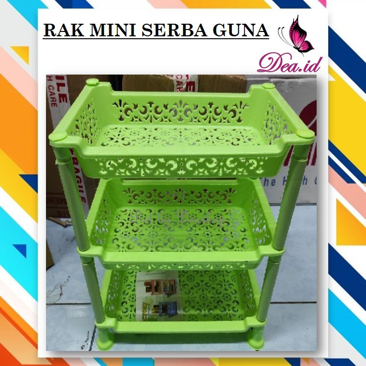 [DEASHOP] RAK MINI SERBAGUNA 3 SUSUN / RAK DAPUR / KOSMETIK MINI SERBAGUNA