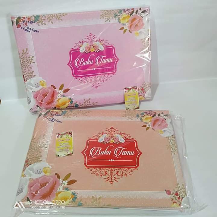 

Buku tamu | Buku catatan undangan Buku tamu motif bunga |buku undangan | catatan undanga