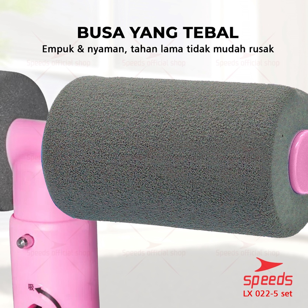 SPEEDS Alat Bantu Sit Up Bar Portable Penahan Kaki Double Holder Sit Up Stand Holder 022-4-7