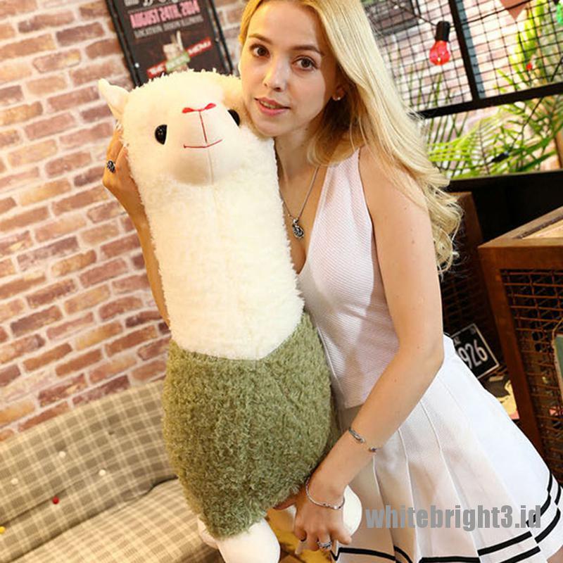 (white3) Mainan Boneka Plush Llama Alpaca Kartun 28cm Untuk Bayi / Anak