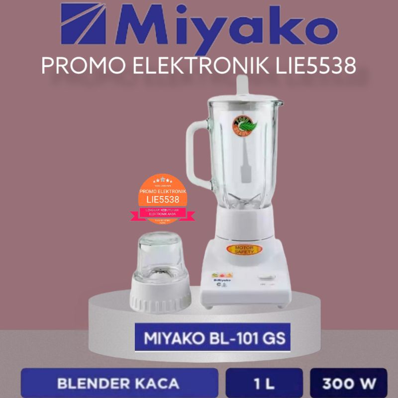 Blender miyako BL 101 GS glass/ kaca