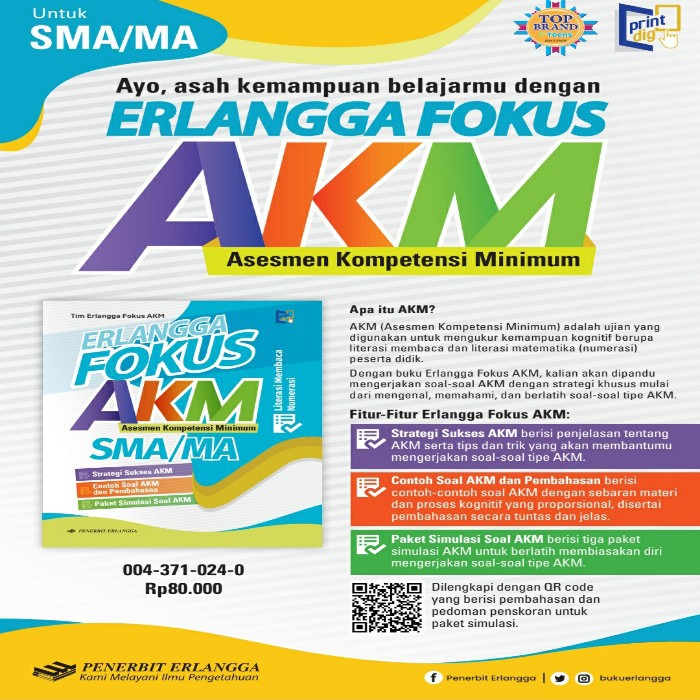 ERLANGGA FOKUS AKM SMA/MA