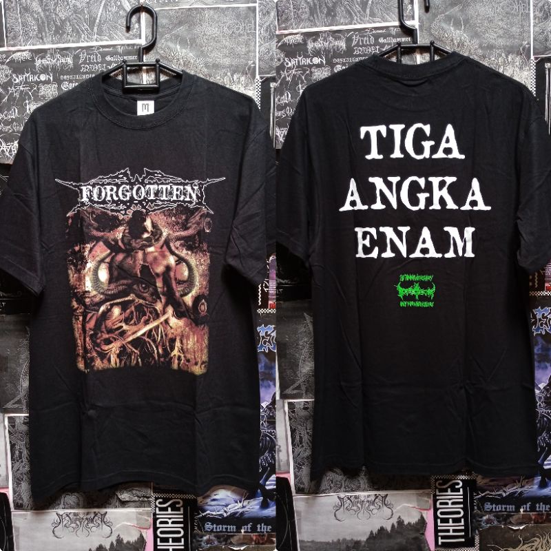 T-shirt Forgotten - Tiga Angka Enam 666 20th Anniversary Rottrevore Records #3