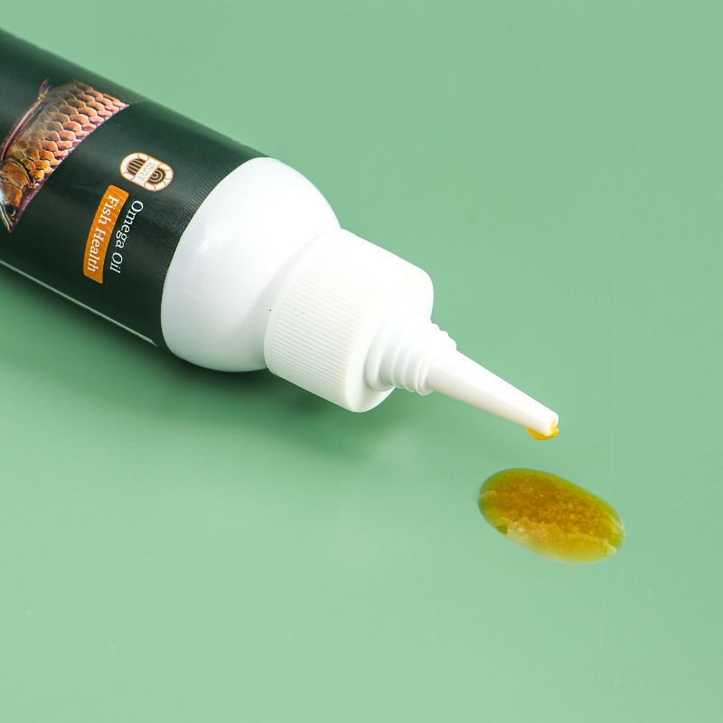 Omega Oil - Fish Health - Minyak Maggot Murni, Suplemen Campuran Pakan Ikan Hias, Ikan Predator, Arw