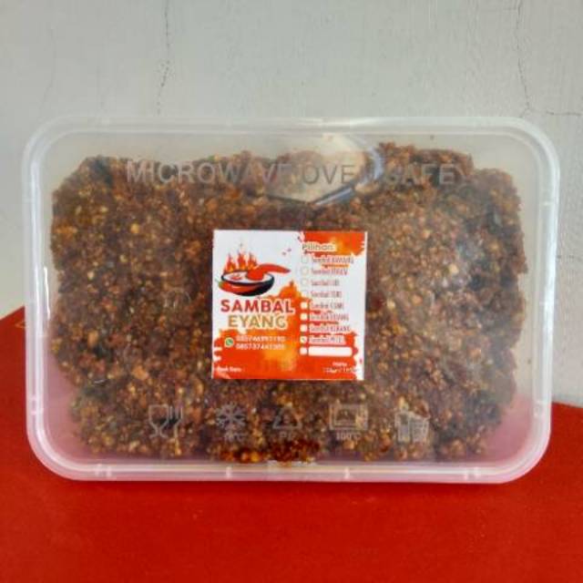 

Sambal Kacang Pecel satu kilo 1.000g homemade by Sambel Eyang