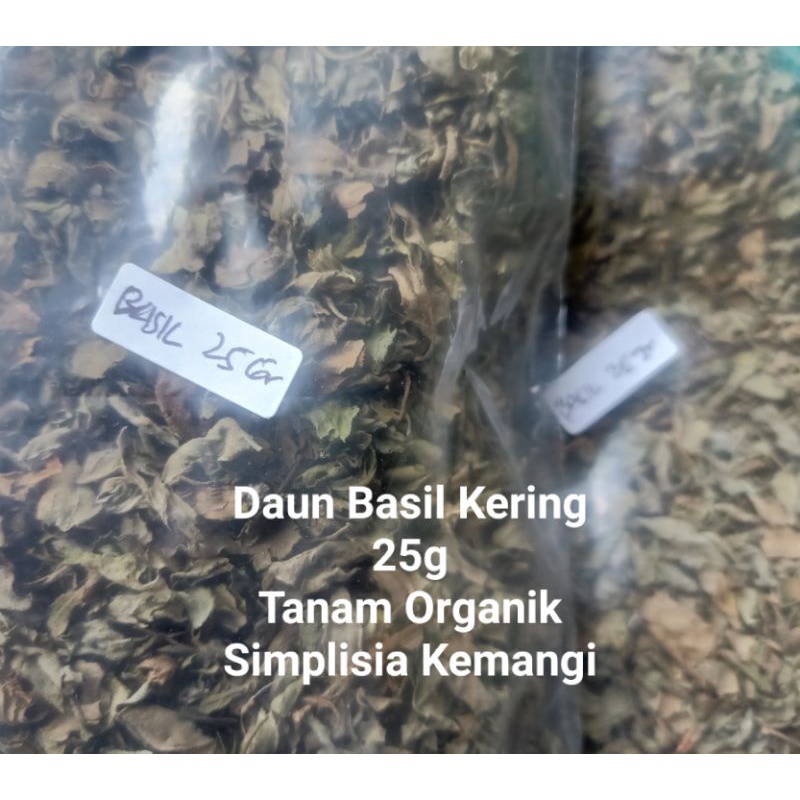 

Daun Basil Kering Kemangi Organik 25g Simplisia