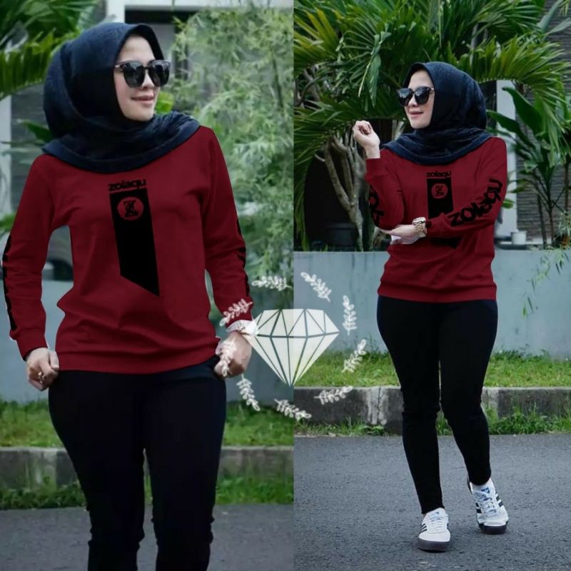 PCS SET LINANDA FASHION PAKAIAN WANITA SETELAN ATASAN DAN CELANA BABYTERRY 2 UKURAN L DAN XL KR ADA VIDEO REVIEW ASLI PRODUK